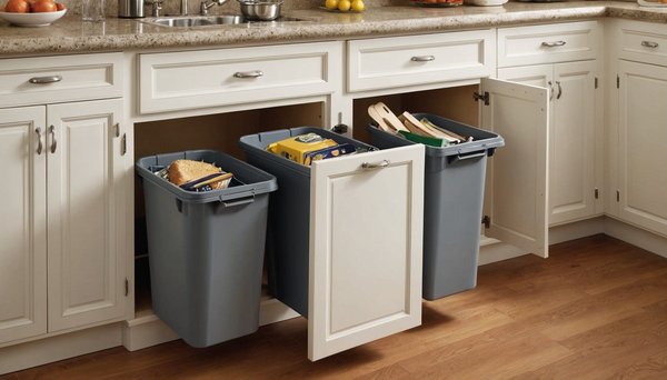 Mülleimerschrank: praktische lösungen für eine saubere küche