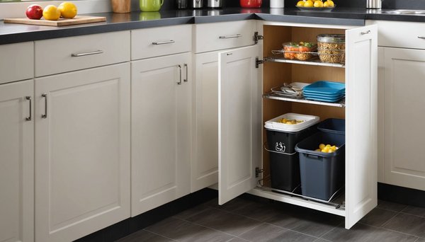 Ideen für einen mülleimerschrank: so bleibt deine küche ordentlich